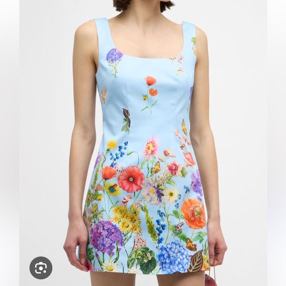 Cara Cara Sandra Square-Neck Mini A-Line Dress size 8// never worn NEW WITH TAGS - Picture 8 of 10